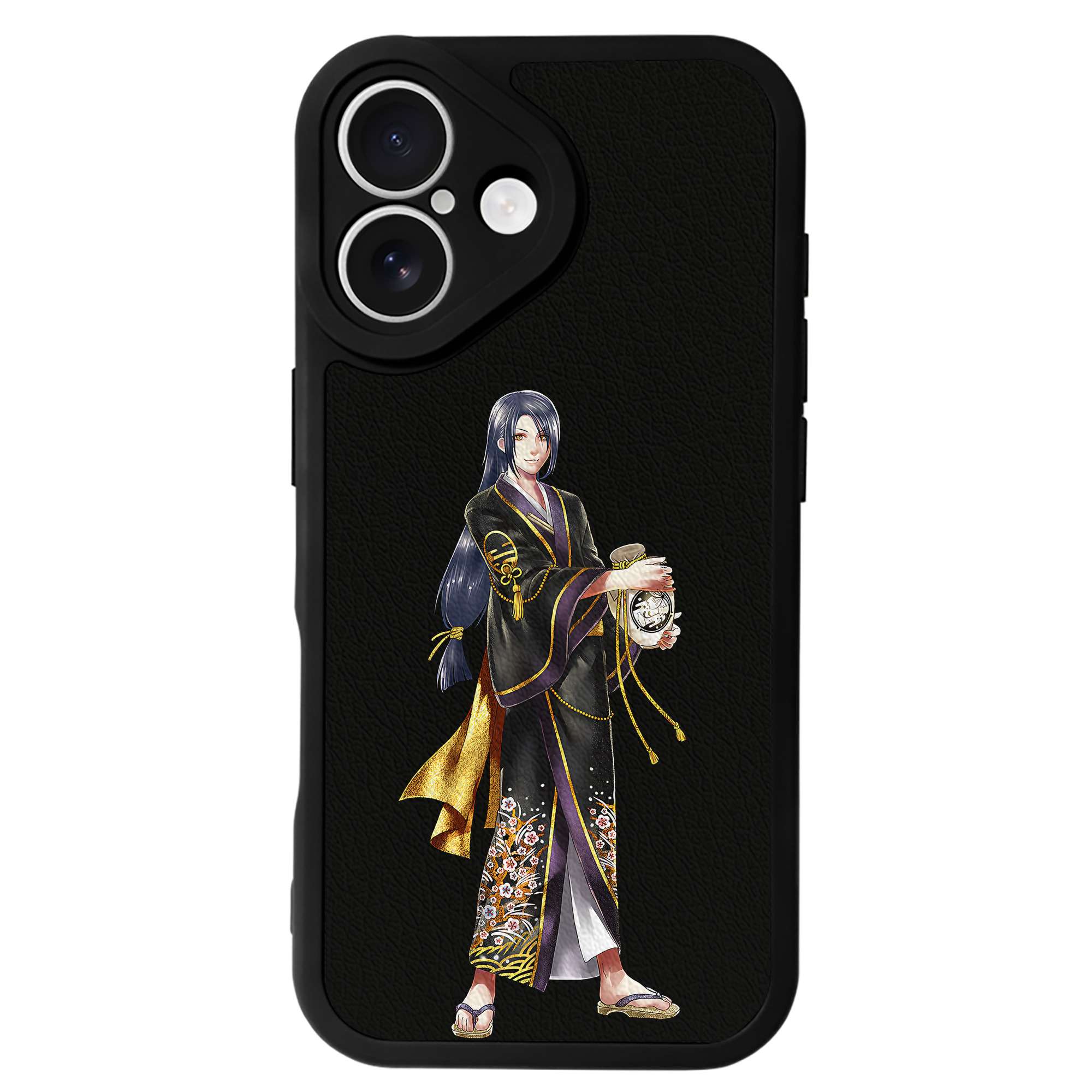 （画像用） 刀剣乱舞 Touken Ranbu 【iPhone 16シリーズ対応】シリコンスマホケース（レザー調） 材質：シリコン